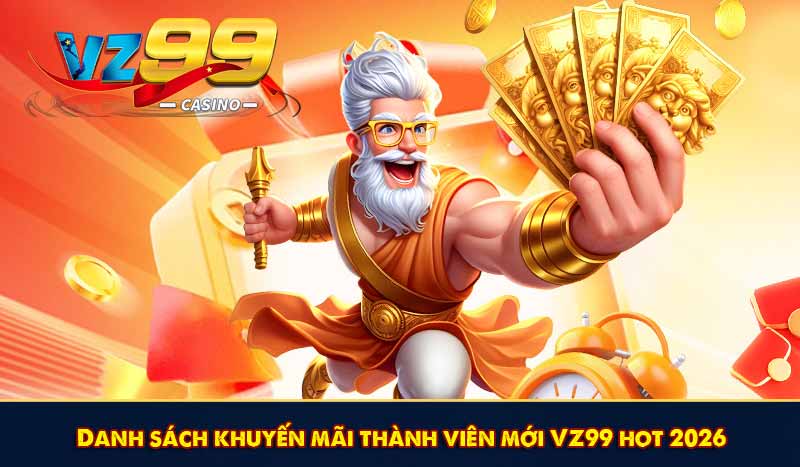 Danh sách khuyến mãi thành viên mới VZ99 hot 2026